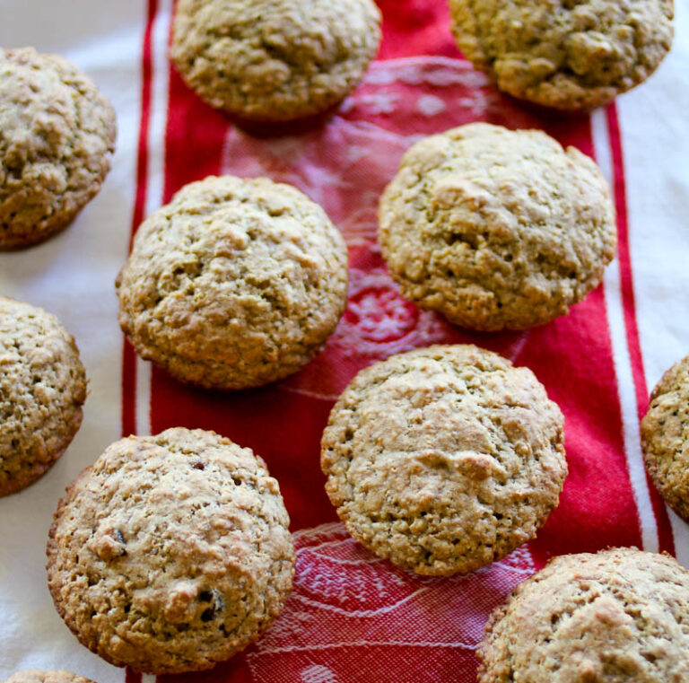 Wheat Germ Muffins With Fruity Center