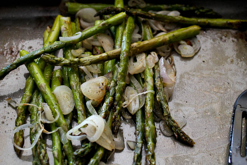 Roasted Asparagus & Shallots With Herbes de Provence