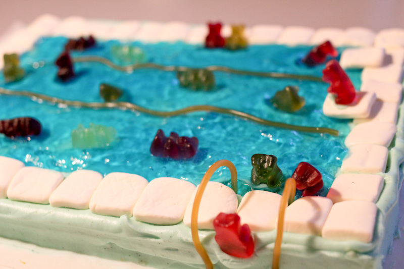 Swimming Pool Cake - Foodyear.net