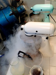 Nitrogen ice cream