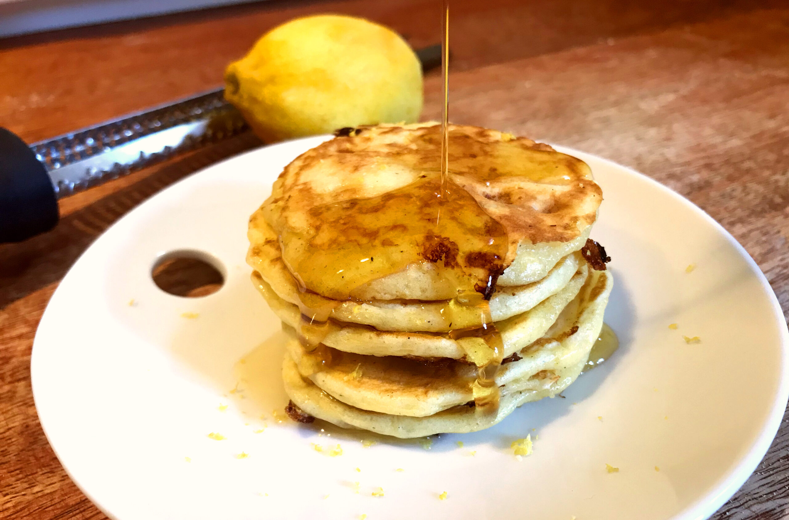 lemon cottage cheese pancakes