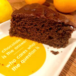 Chocolate Orange Cake with Dates
